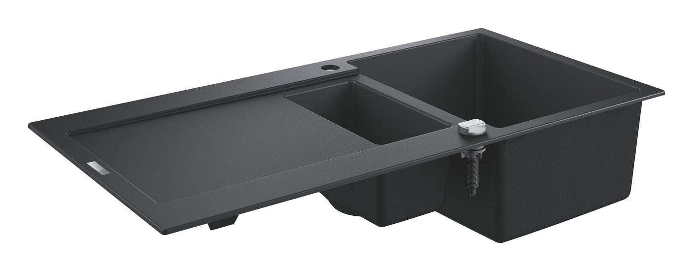 Grohe Chiuveta bucatarie Chiuveta Grohe K500 31646AP0 | 1000x500mm, 2 Boluri, Granit Negru