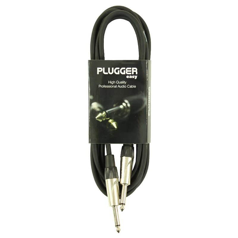Plugger Cablu Cablu Audio Plugger 47965 | Jack 6.35mm Stereo - Jack 6.35mm Stereo, 3m