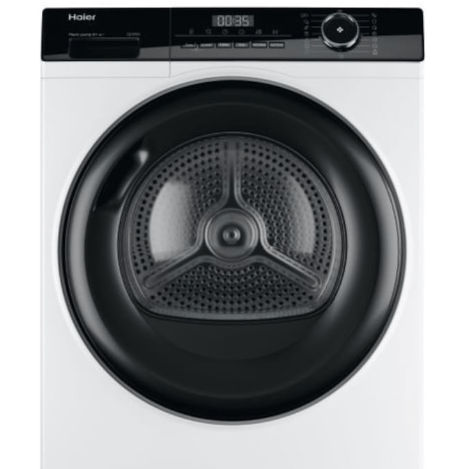HAIER Uscator de rufe Haier, Pompa de caldura, 8 kg, 15 programe, Clasa A++, iRefresh, Program Hygienic, Alb