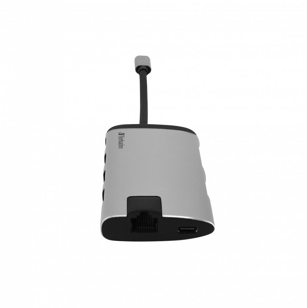 Verbatim USB-C ADAPTER USB 3.1 GEN 1/USB 3.0x3/HDMI/SDHC/MICROSDHC/RJ45
