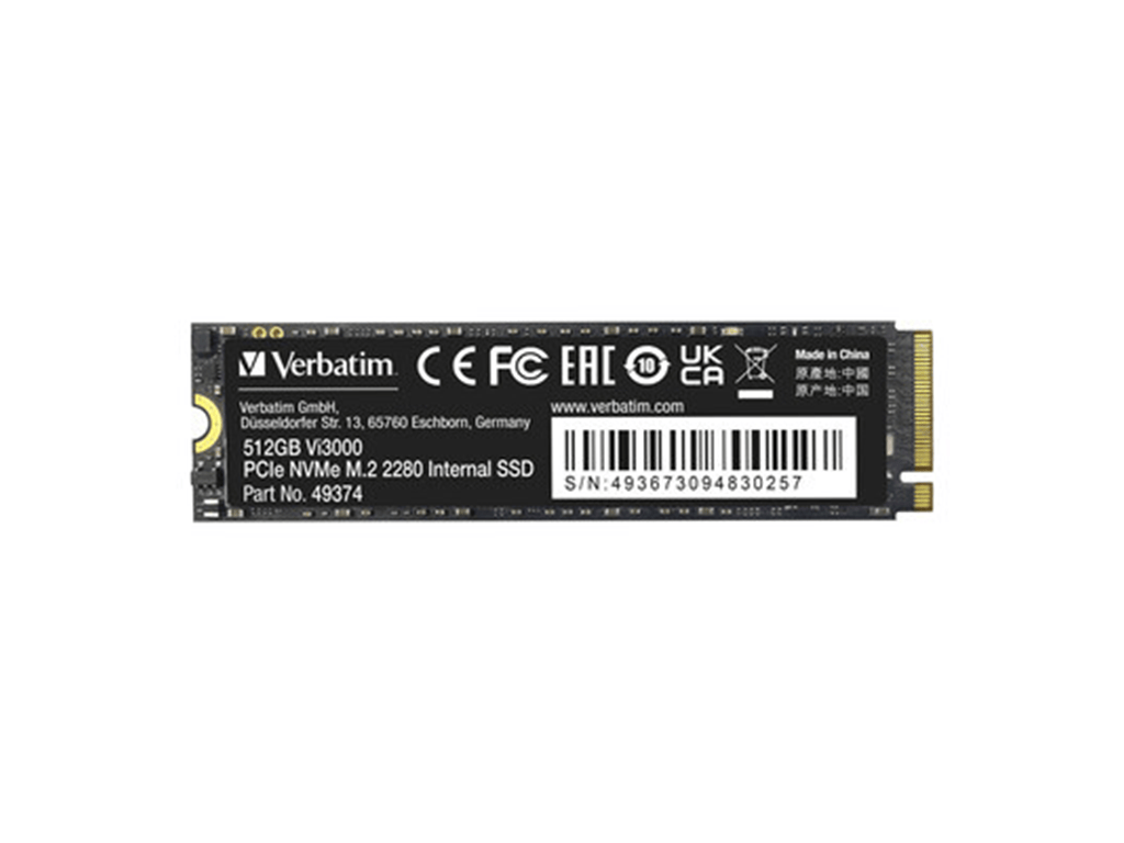 Verbatim SSD intern SSD Verbatim 49374 | 512GB