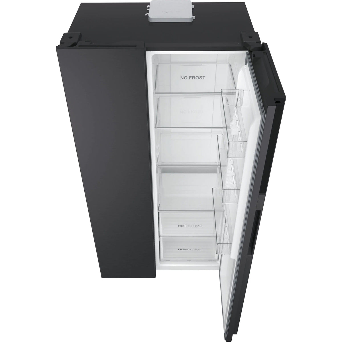 Haier Side by side Frigider Side by Side Haier HSR3918ENPB | 528 L, Total No Frost, Clasa E, Inverter