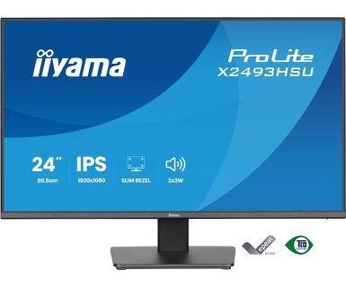 Monitor iiyama ProLite X2493HSU-B1 24" Full HD pentru birou și acasă
