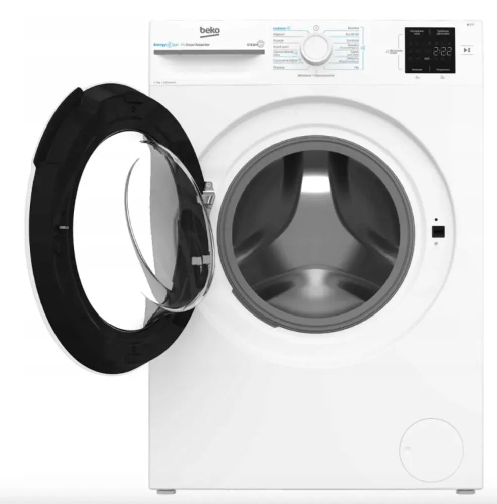 Beko Masina de spalat rufe Masina de spalat rufe Beko BM3WFU37013WW | 7kg, 1000rpm, Clasa A, Motor ProSmart Inverter, Alb
