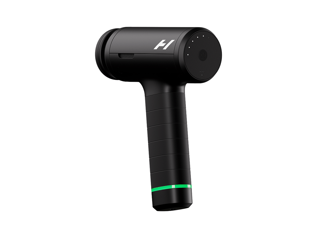 Hyperice Aparat masaj Pistol masaj cu vibratie Hyperice Hypervolt 3 Pro, conectivitate Bluetooth, 6 viteze de percutie, motor 1500-2500rpm, Patented Pressure Sensor Technology™, 5 capete, geanta de transport premium, autonomie baterie pana la 4h, black