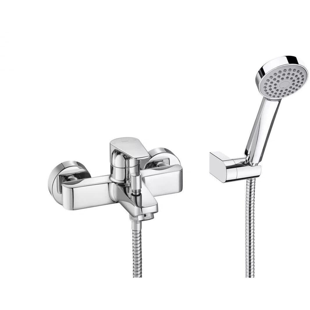 Roca Baterie Baterie Cada Roca Atlas A5A0190C00 | Monocomanda, Diverter, Crom