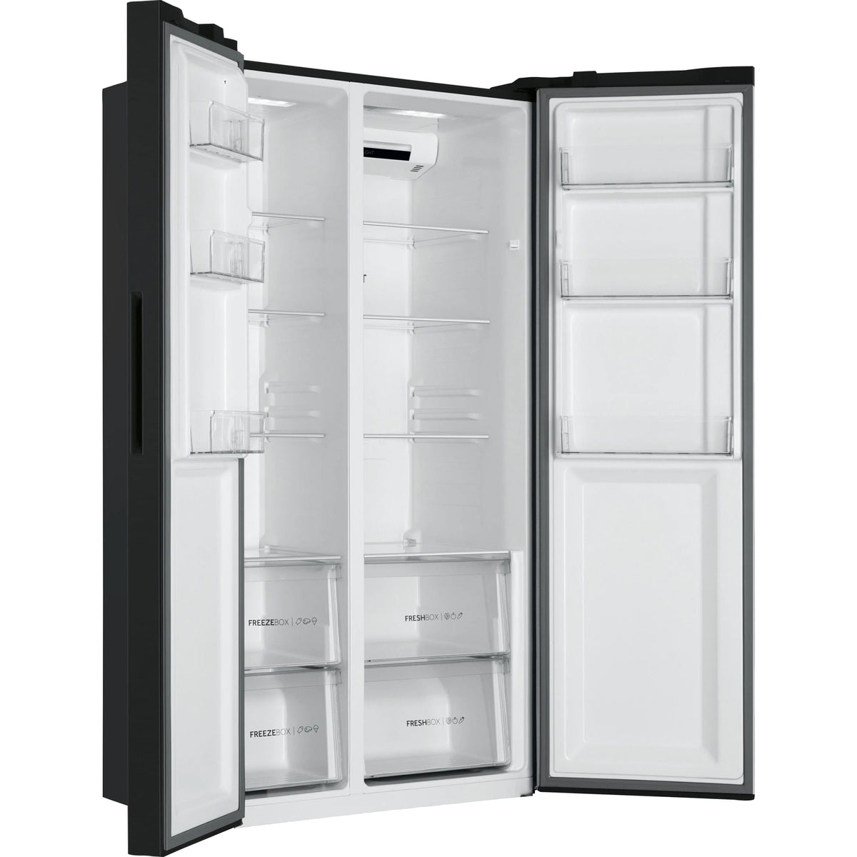 Haier Side by side Frigider Side by Side Haier HSR3918ENPB | 528 L, Total No Frost, Clasa E, Inverter