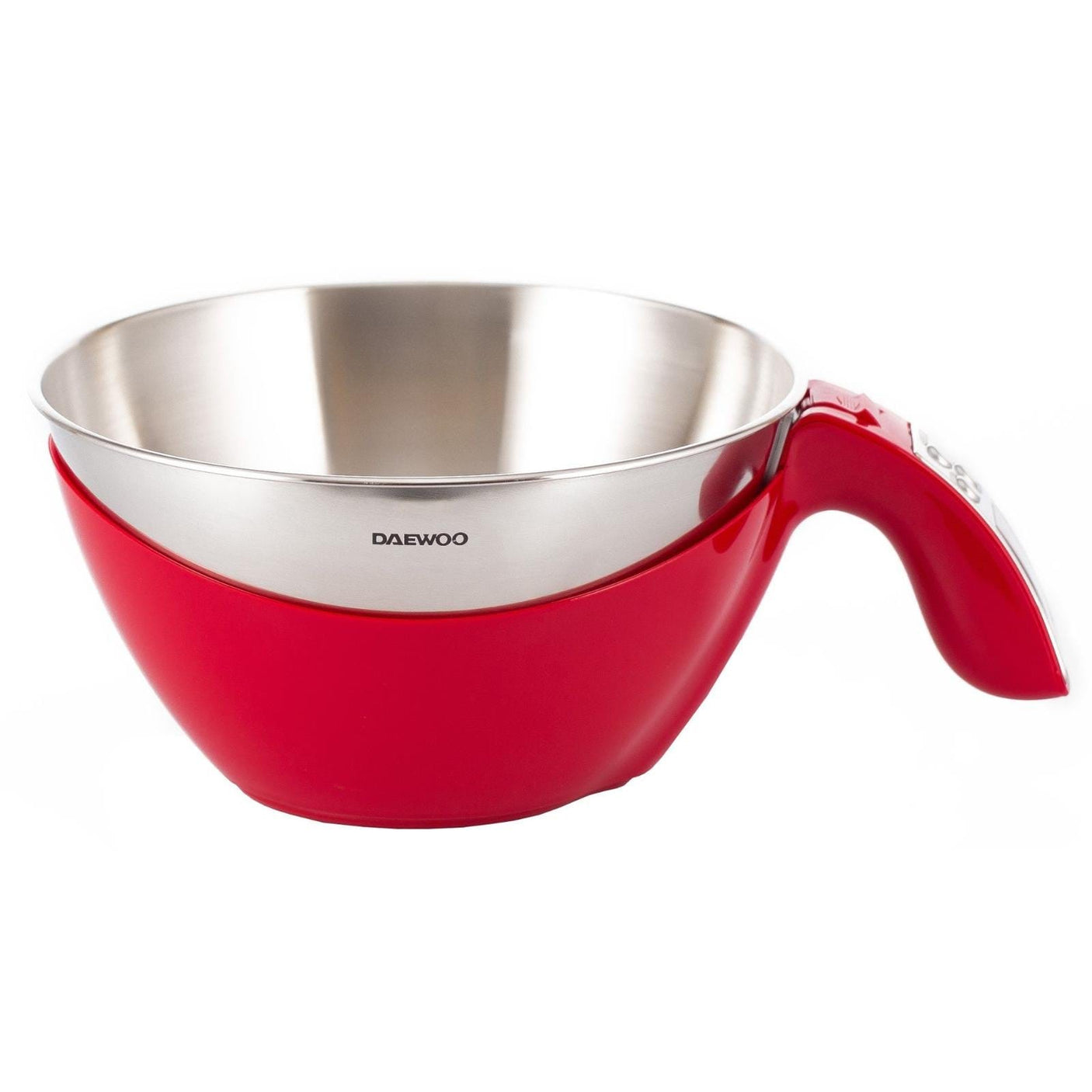 Daewoo SDA Cantar de bucatarie Cantar Bucatarie Daewoo SDA DKS45R | 5kg, Inox, LCD, Rosu