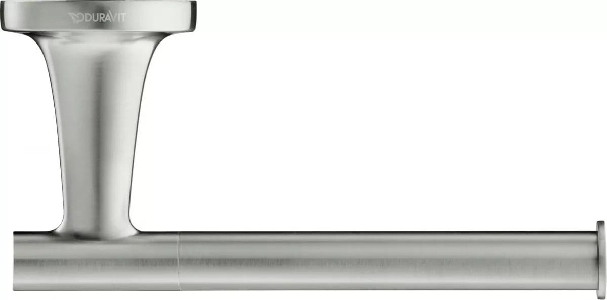 Duravit Accesorii baie Suport Hartie Igienica Duravit 0099377000 | Starck T, Inox Periat, Montare Perete