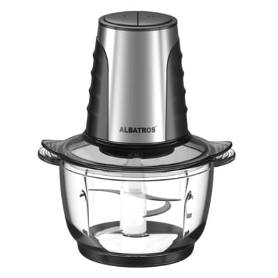 PC-Doc.ro Chopper Chopper Albatros TC500X | 500W, 2 Viteze, Bol Sticla 1.2L, Negru/Inox
