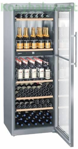 Liebherr Vitrina pentru vinuri Vitrina de Vinuri Liebherr WTPES 5972-22 | 211 Sticle, 10 Rafturi, Inox