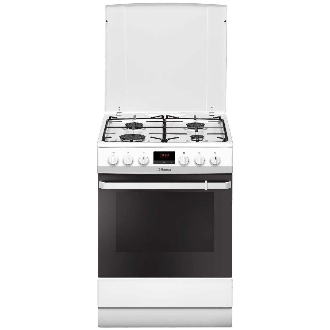 Hansa Aragaz Aragaz Hansa FCMW68299 | 60cm, 4 Arzatoare, Cuptor Electric 62L, Clasa A, 60x60x85cm