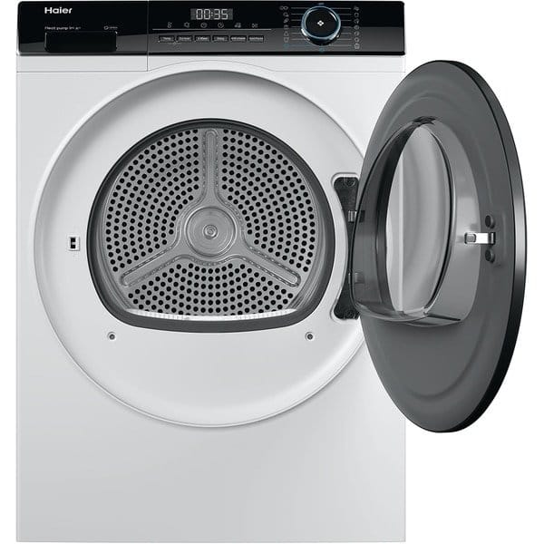 Haier Uscator de rufe Uscator de rufe Haier HD90-A2939-S | 9kg, Pompa de caldura, 15 programe, Clasa E, 59.5x66.5x85cm