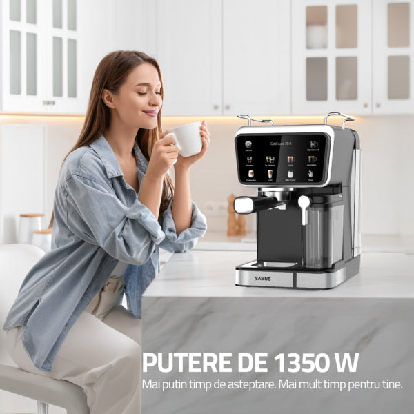 Espressor Automat Samus CAFE LUXE 20 K | 20 Bar, 1.8L, Cappuccino
