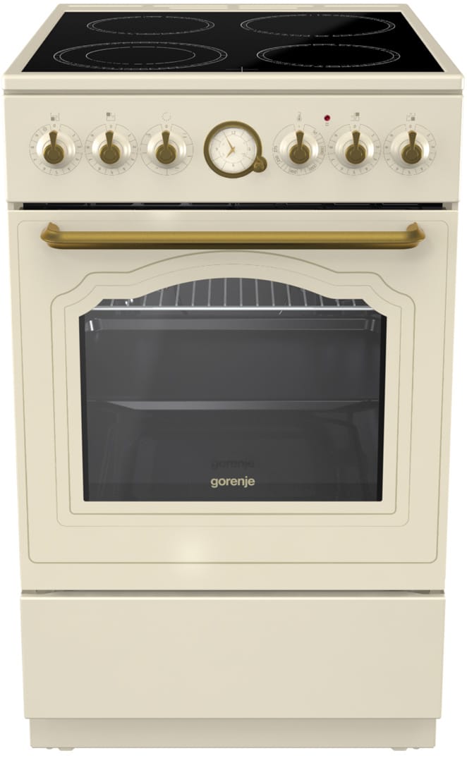 Gorenje Aragaz Aragaz Gorenje EC51CLI | 4 Arzatoare, Electric, Beige, 50x59.4x85cm