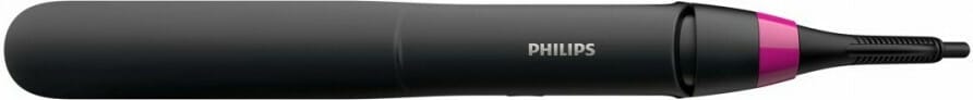 Philips Placa de indreptat parul Philips StraightCare Essential, 2 setari de temperatura, Placi cu infuzie de cheratina, Tehnologie ThermoProtect, Negru/Roz