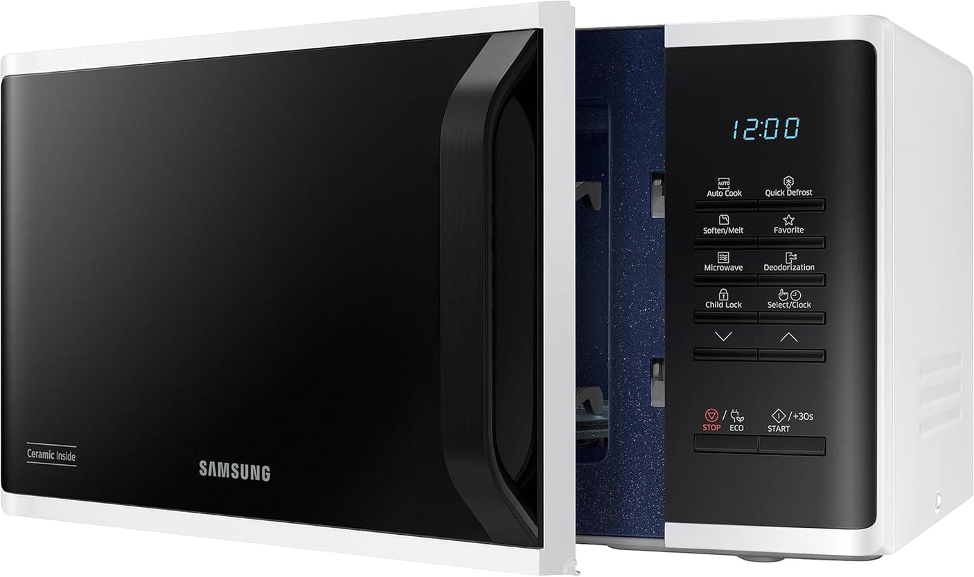 Samsung Cuptor microunde Cuptor cu Microunde Samsung MS23K3513AW/OL | 23L, 800W, Quick Defrost, Alb