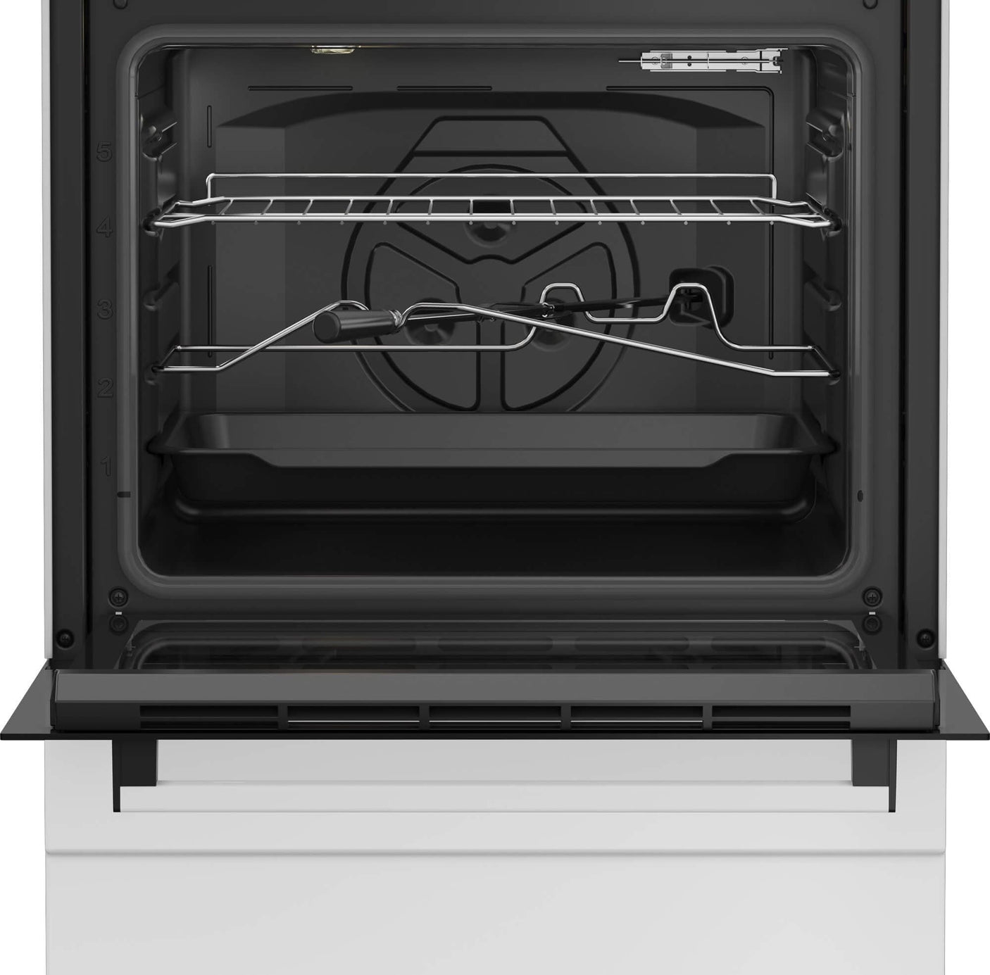 Beko Aragaz Aragaz Beko FBGT62110GWO | 4 Arzatoare, Grill Gaz, Rotisor, Timer, 60x60x85cm