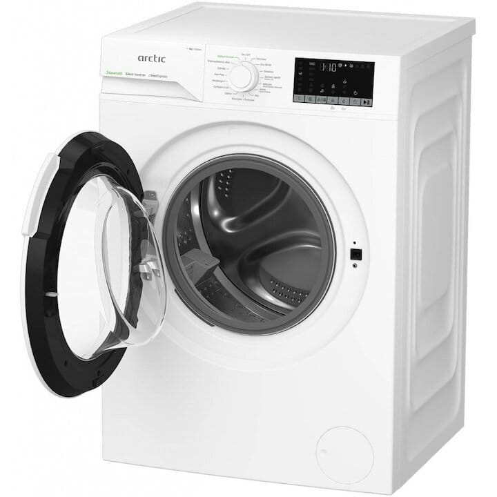 ARCTIC Masina de spalat rufe Masina de spalat rufe Arctic APLM2WFSU28211W | 8kg, 1200rpm, A, Inverter, ExtraSteam, 60x54.6x84.5cm