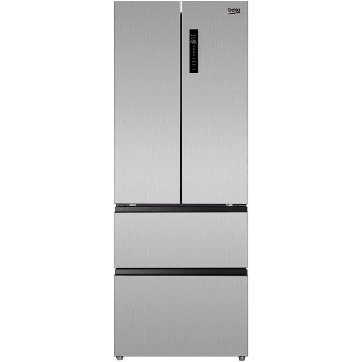 Beko Frigider Frigider BEKO GNO43622XPN | 4 usi, 443L, NeoFrost, MultiZone, Clasa E, 70.3x67.7x189cm