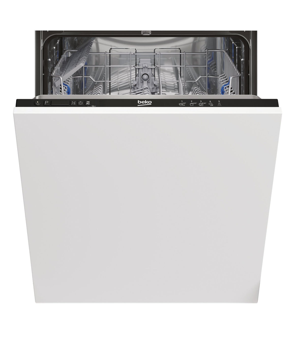 Beko Masina de spalat vase incorporabila Masina de spalat vase incorporabila Beko BRI63491 | 14 seturi, 5 programe, Clasa D, ProSmart Inverter
