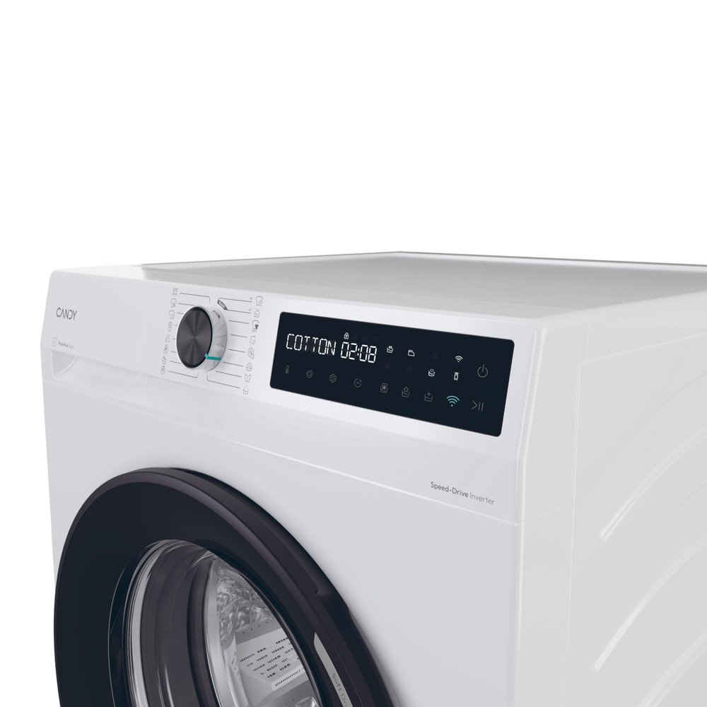 Masina de spalat,Candy Slim, clasa A-10%, 8 kg, 1400 rpm,Motor Inverter,Steam, Touch display, Soft Drum, Dual Spray,Prog