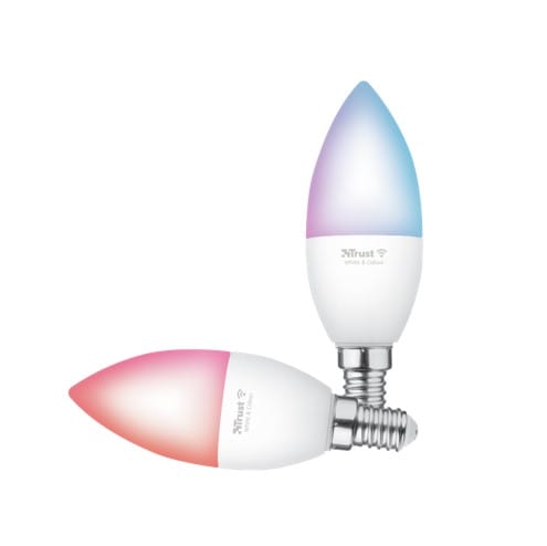 Trust Bec LED SMART Bec LED Smart Trust 71293 | E14, RGBCW, WiFi, 470lm, Set 2buc