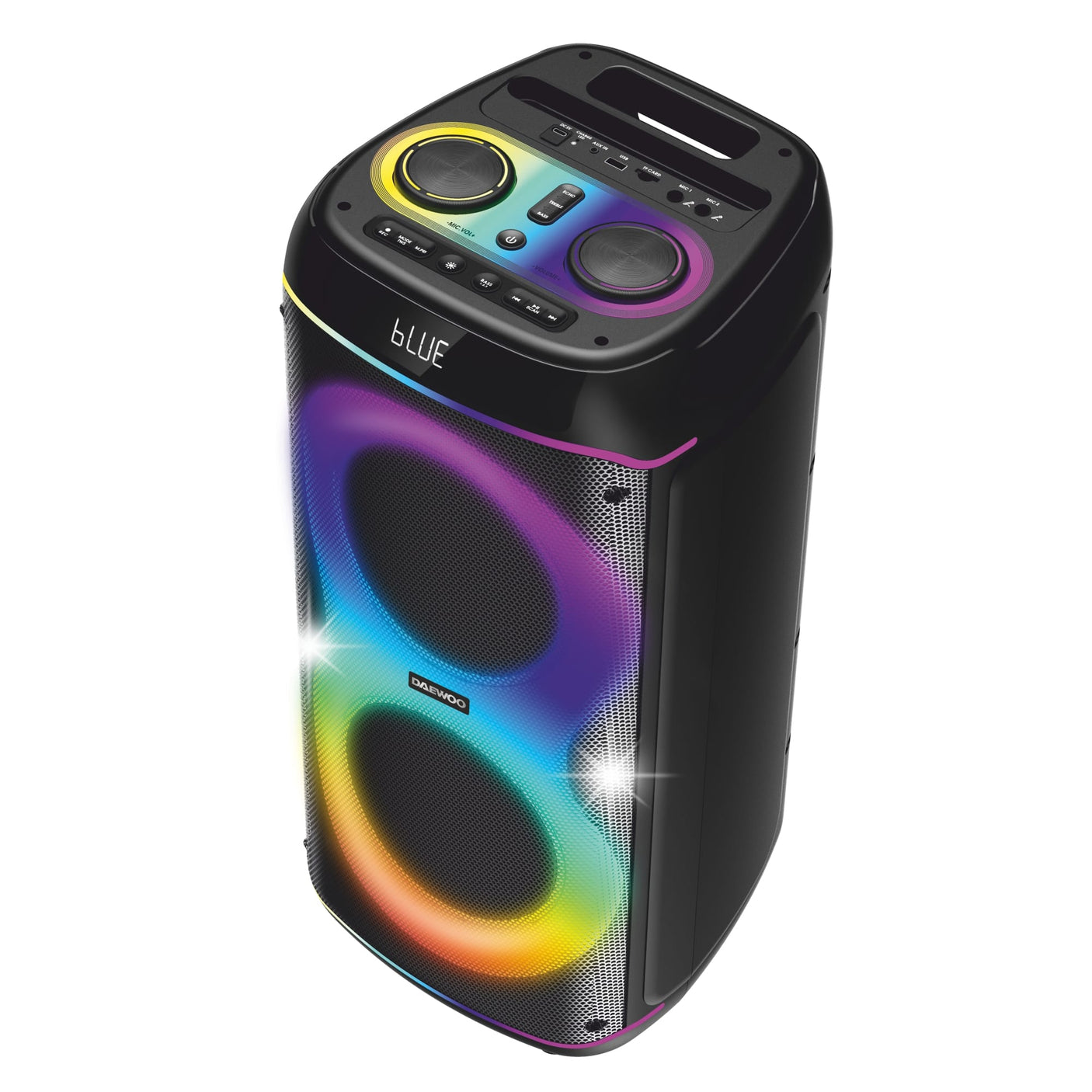 Daewoo SDA Boxa portabila Boxa Portabila Daewoo DPS80 | 80W RMS, Karaoke, Microfon Wireless, LED