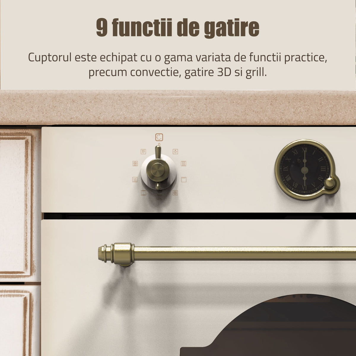 Samus Cuptor incorporabil Cuptor Incorporabil Samus SC630VTA9 Bej