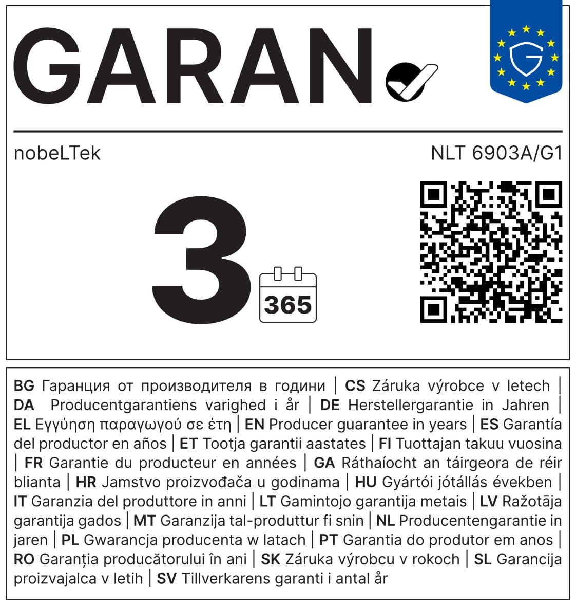 NobeLTek Cooking Aragaz Nobeltek, 60x90cm, plita gaz cu 5 ochiuri(arzator mare triplu), cuptor gaz (102l), aprindere electrica, grill, iluminare cuptor, echipat cu diuze GN, diuze GPL de schimb, alb