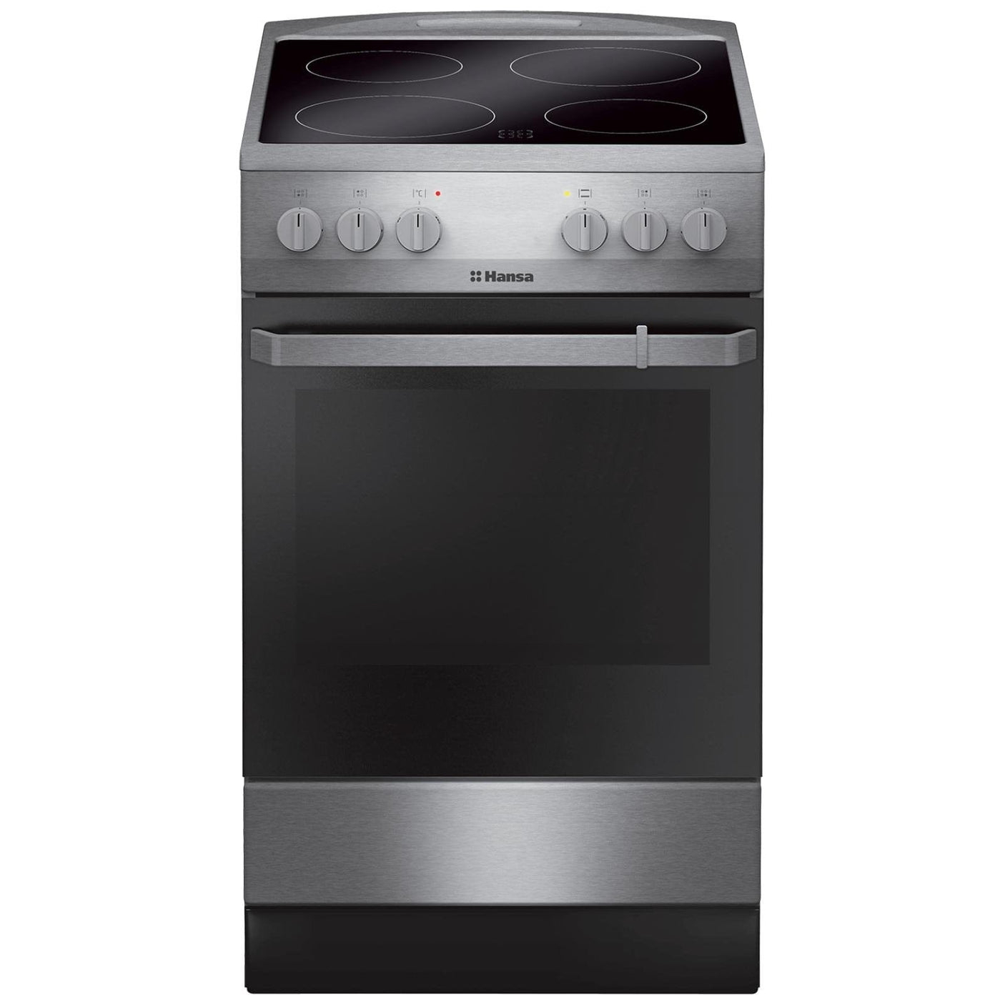 Hansa Aragaz Aragaz Electric Hansa FCCX580009 | 50cm, 4 Zone, 8 Functii, Grill, 62L, Clasa A, 50x60x85cm