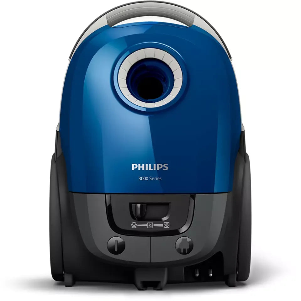 Philips Aspirator cu sac PHILIPS Series 3000, 3l, 650W, 79 dB, albastru-negru