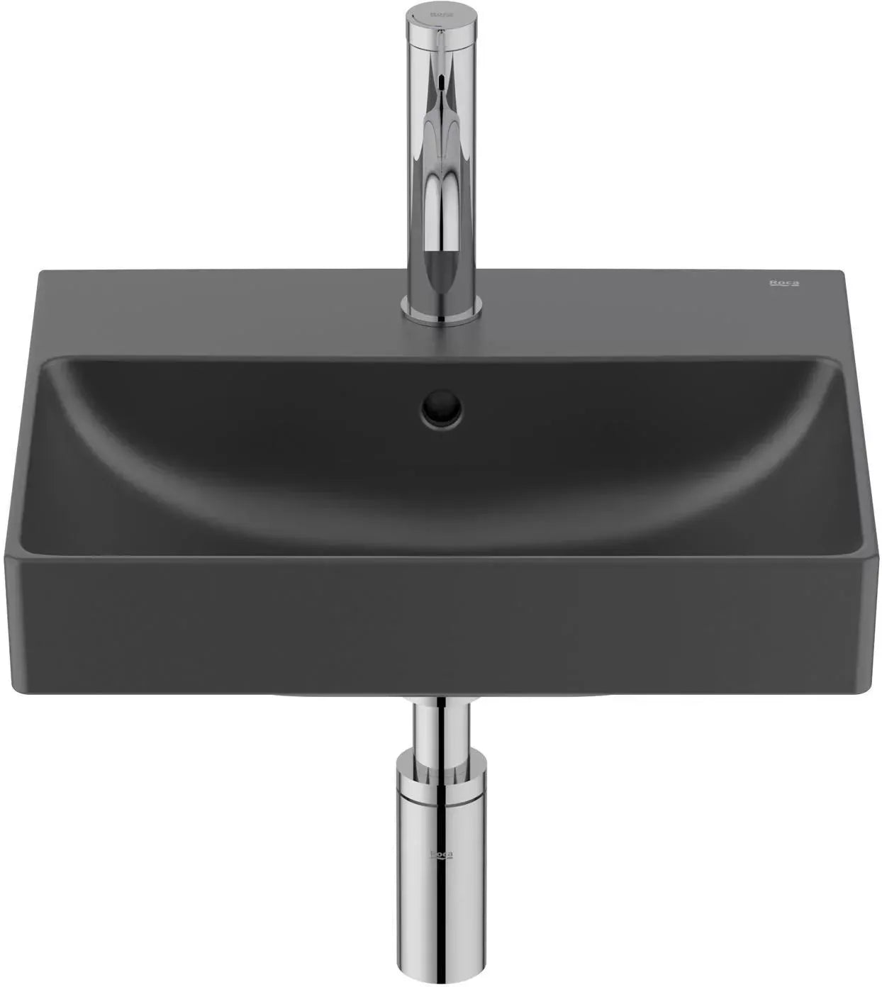 Roca Lavoar Lavoar Roca Ona A327682080 | 450x360mm, Fineceramic, Negru, Compact