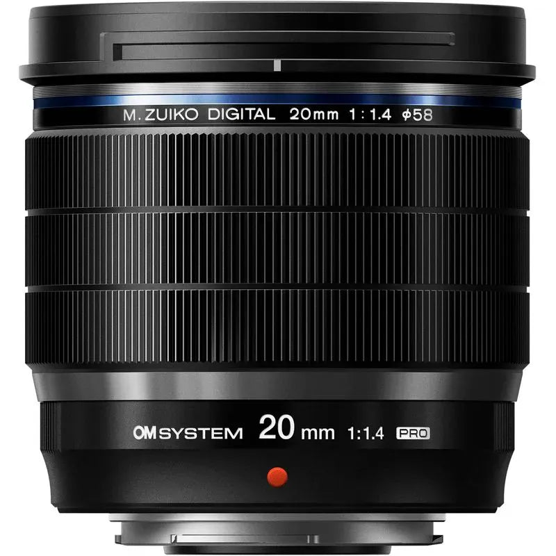 Olympus/OM System Obiective foto Obiectiv OM System M.Zuiko 20mm f/1.4 PRO V335050BW000 | Negru