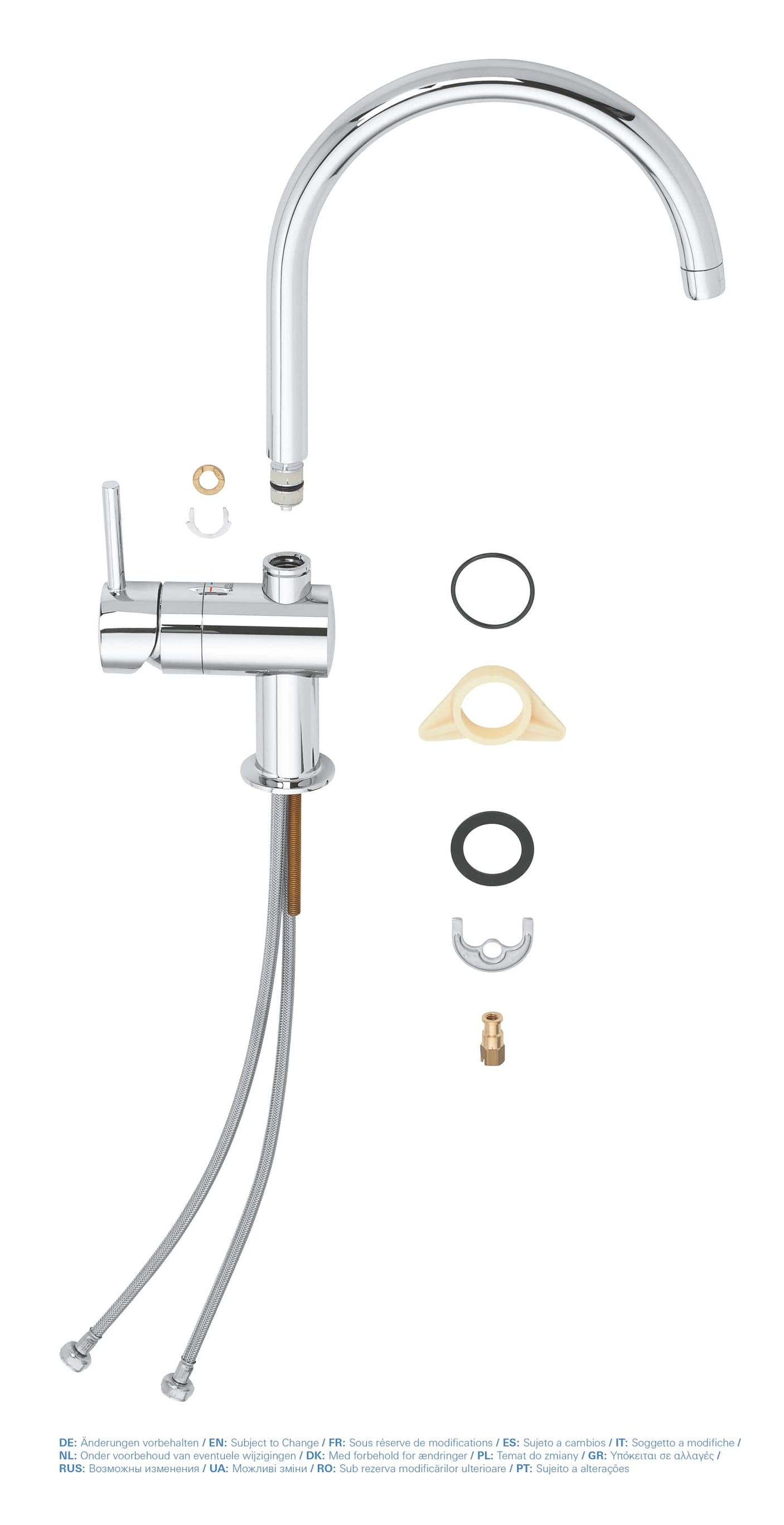 Grohe Baterie Baterie Bucatarie Grohe 32917000 | Minta, Monocomanda, Pipa Inalta, Crom