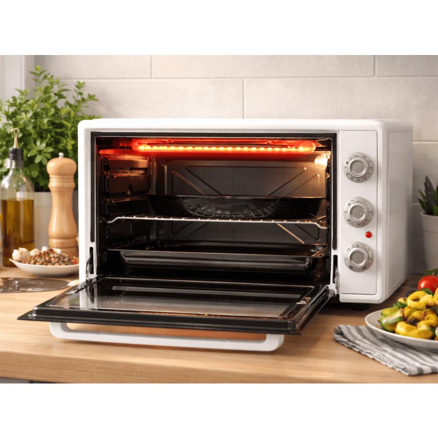 NobeLTek Kitchen Cuptor electric Cuptor Electric NobeLTek NLT FSO60W | 60L, 2000W, Grill, Ventilator, Timer, Alb