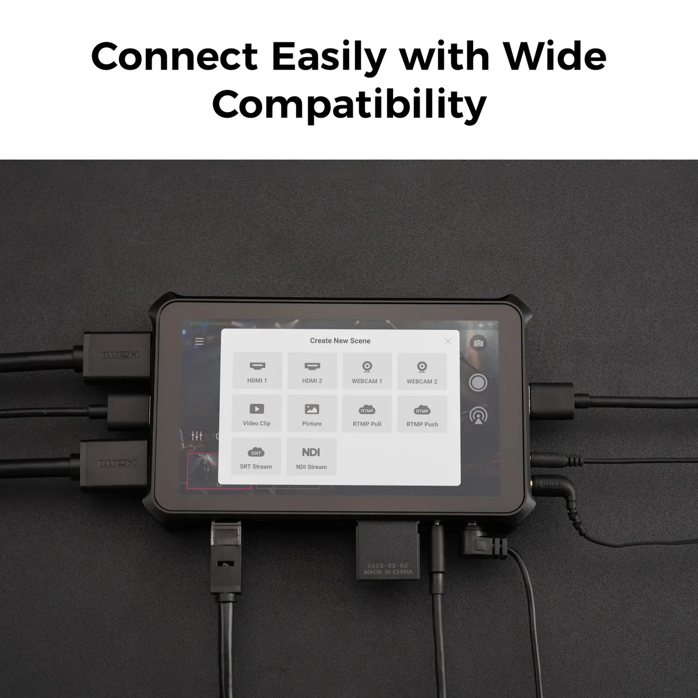 Obsbot Mixer Mixer Video Obsbot Talent OPB-2402-C | 5.44" FHD, AMOLED, Wi-Fi, 350 nits