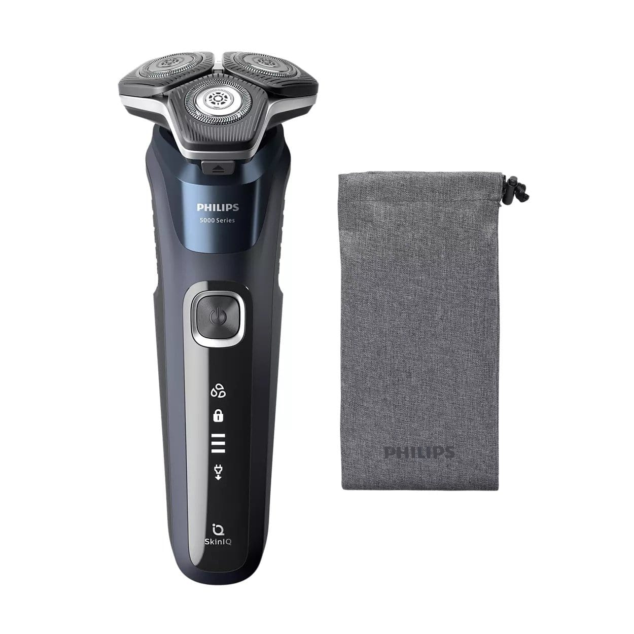 Philips Aparat de ras PHILIPS Shaver Series 5, acumulator, autonomie 60 min, SkinIQ, negru