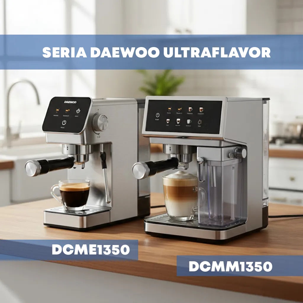 Daewoo Espressor manual Espressor Manual Daewoo DCMM1350 | 1350W, 20 Bari, PID, 1.6L