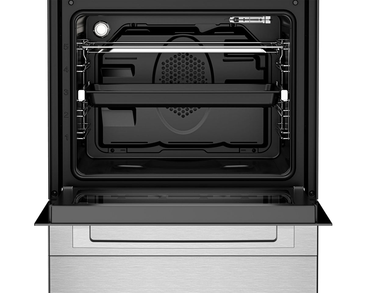 Beko Aragaz Aragaz Beko FSM69301SXT | Plita inductie, Cuptor electric 72L, 8 functii, 60cm, Inox