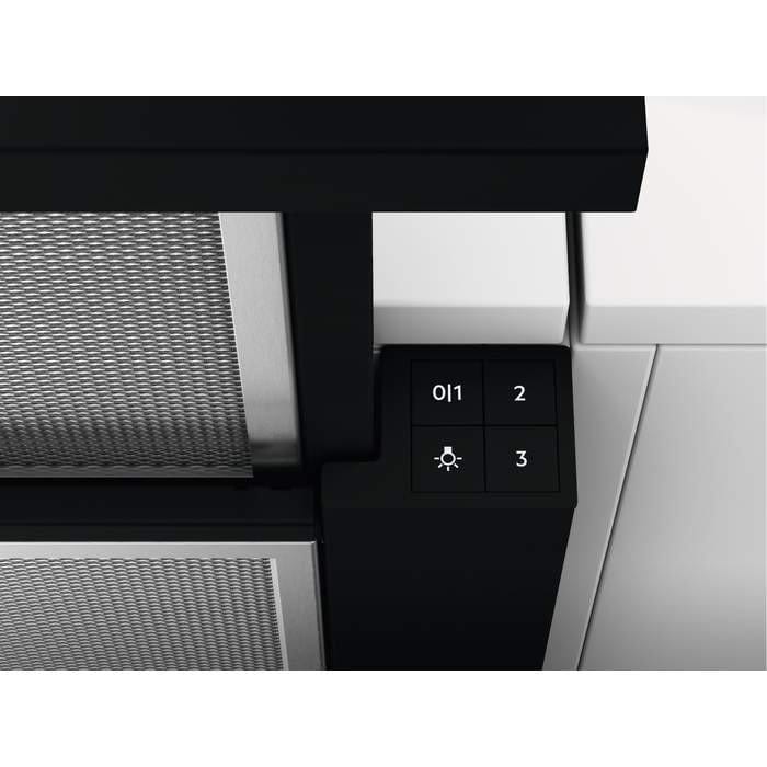 Electrolux Hota incorporabila telescopica ELECTROLU, 1 motor, 600 m3/h, L 60 cm, negru
