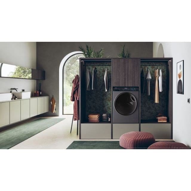HAIER Masina de spalat rufe frontala cu uscator HAIER, 8/5 kg, 1400rpm, Clasa A/D, antracit