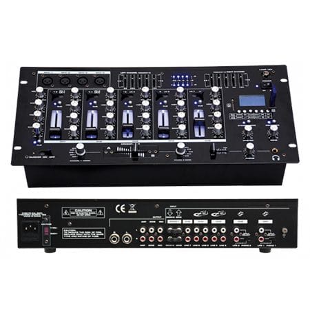 Bst Mixer Mixer BST ACTIV218 | 6 Canale, Bluetooth, USB/SD, 14 Intrari, Rack 19"
