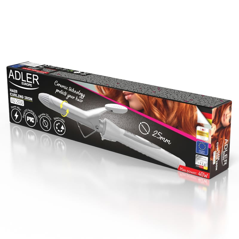 Adler Ondulator de par Ondulator Par Adler AD2106 | 25mm, Incalzire Rapida