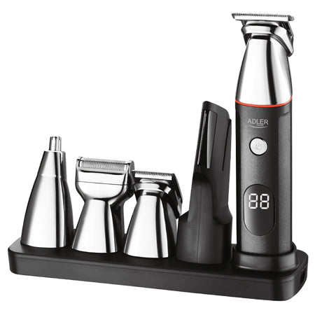 Adler Aparat de tuns Aparat de tuns Adler AD2946 | 5 in 1, Afisaj LED, Trimmer