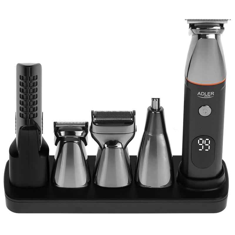 Adler Aparat de tuns Aparat de tuns Adler AD2946 | 5 in 1, Afisaj LED, Trimmer