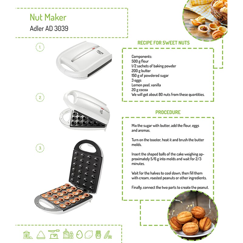 Adler Aparat de gatit Aparat Preparare Lapte Vegetal Adler AD 3039 | Alb, 200W, Automat