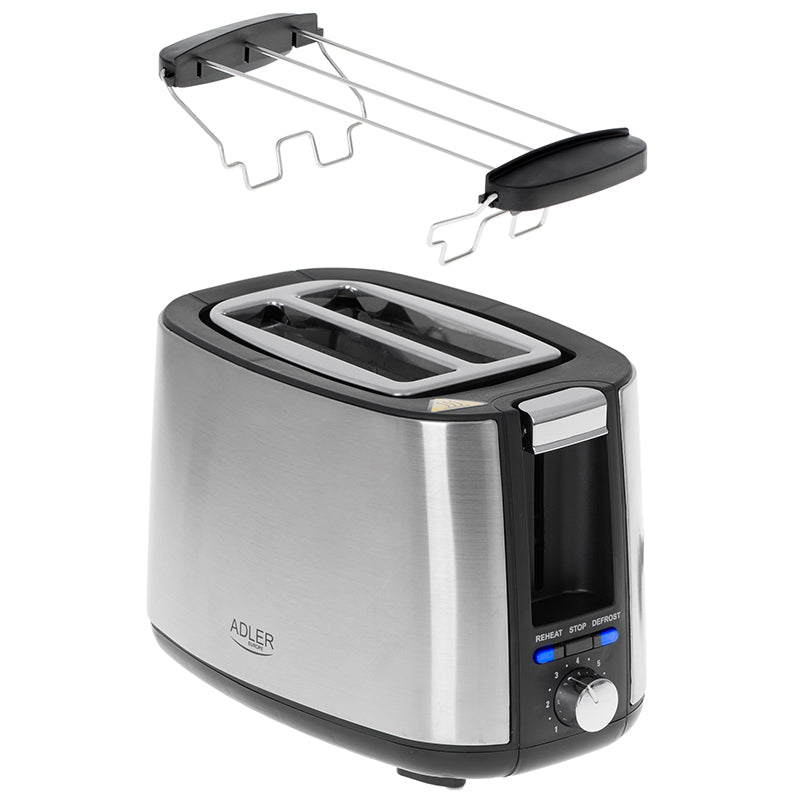 Adler Toaster Toaster Adler AD3214 | 900W, 7 Niveluri Rumenire