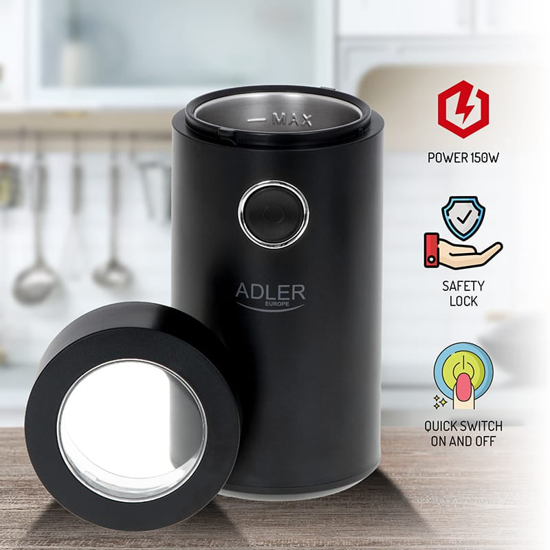 Adler Rasnita cafea Rasnita Cafea Adler AD4446BS | Negru