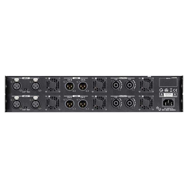 Bst Amplificator audio Amplificator Audio BST AD4900 | Clasa D, 4 Canale, 4x600W RMS, Rack 19"